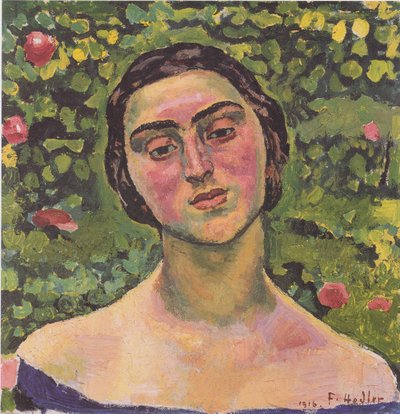 Portrait of Laetitia Raviola by Ferdinand Hodler